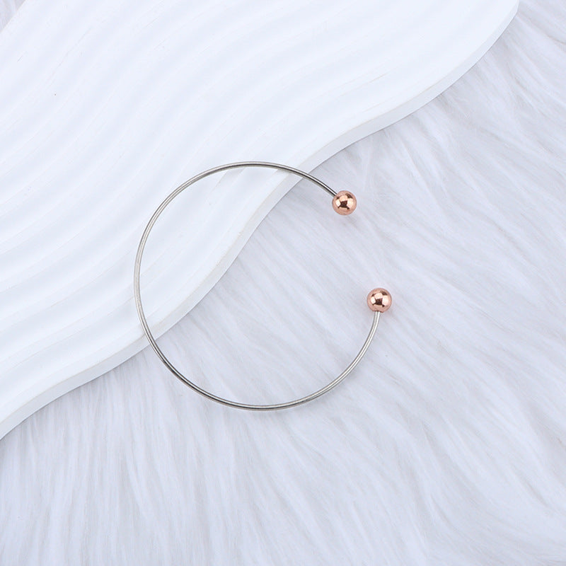 Wholesale DIY Beaded Bracelet Unlimited Creative Couple Handstring Beaded Round Head Bracelet